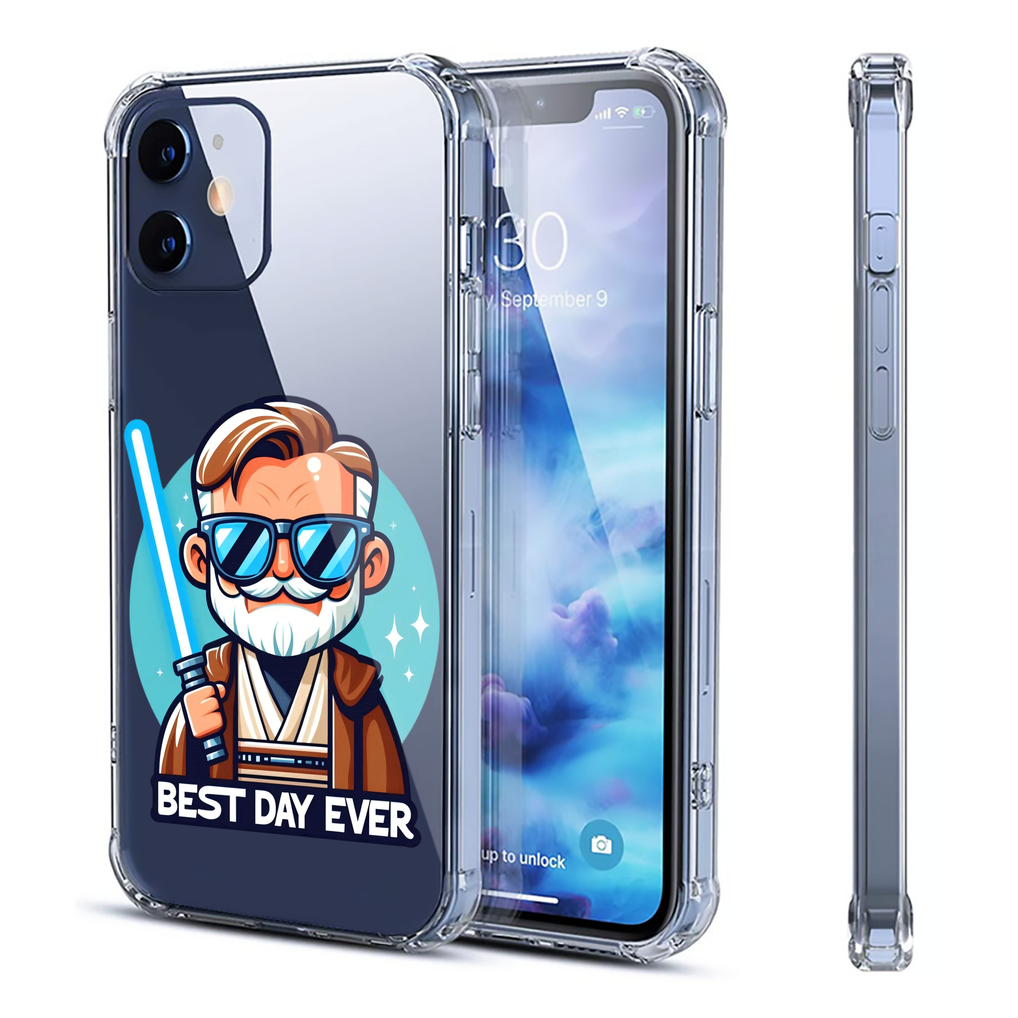 （画像用） スター・ウォーズ Star Wars 【iPhone 12シリーズ対応】透明スマホケース（クリアソフトケース）
